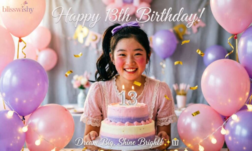 13th Birthday Wishes for Girl