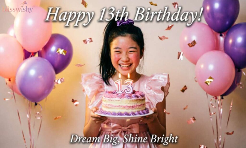 13th Birthday Wishes for Girl