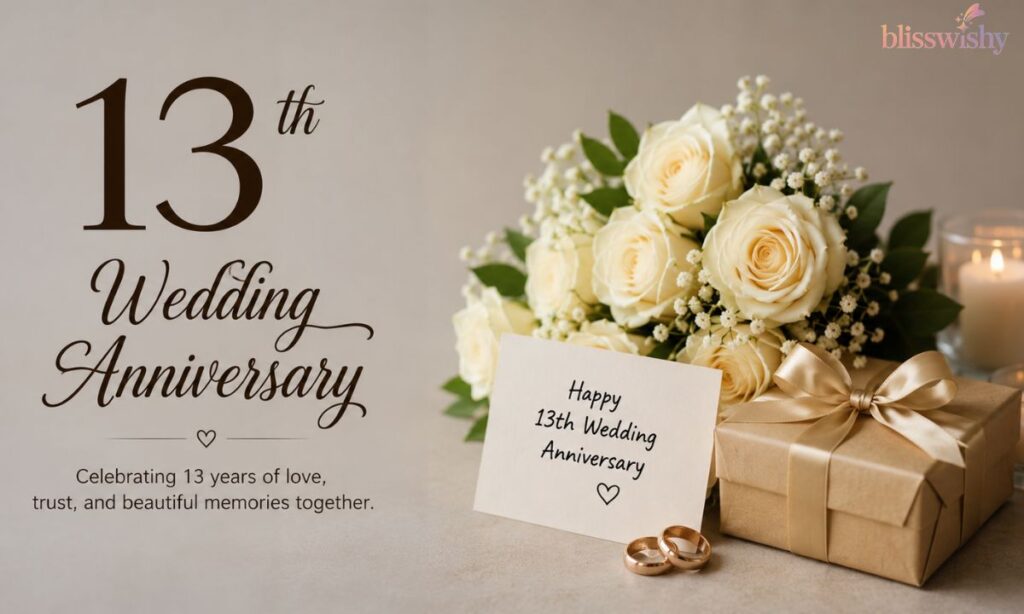 13th Wedding Anniversary Status