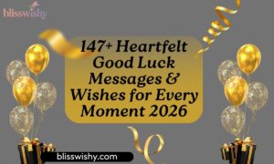147+ Heartfelt Good Luck Messages & Wishes for Every Moment 2026