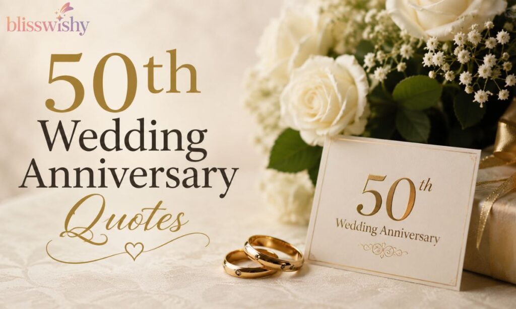 50th Wedding Anniversary Quotes​