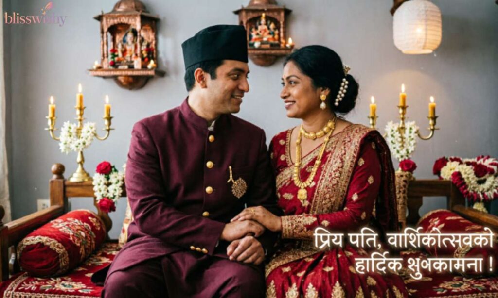 Anniversary wishes for husband in nepali for wife