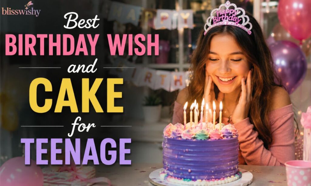 Best Birthday Wish and cake for Teenage