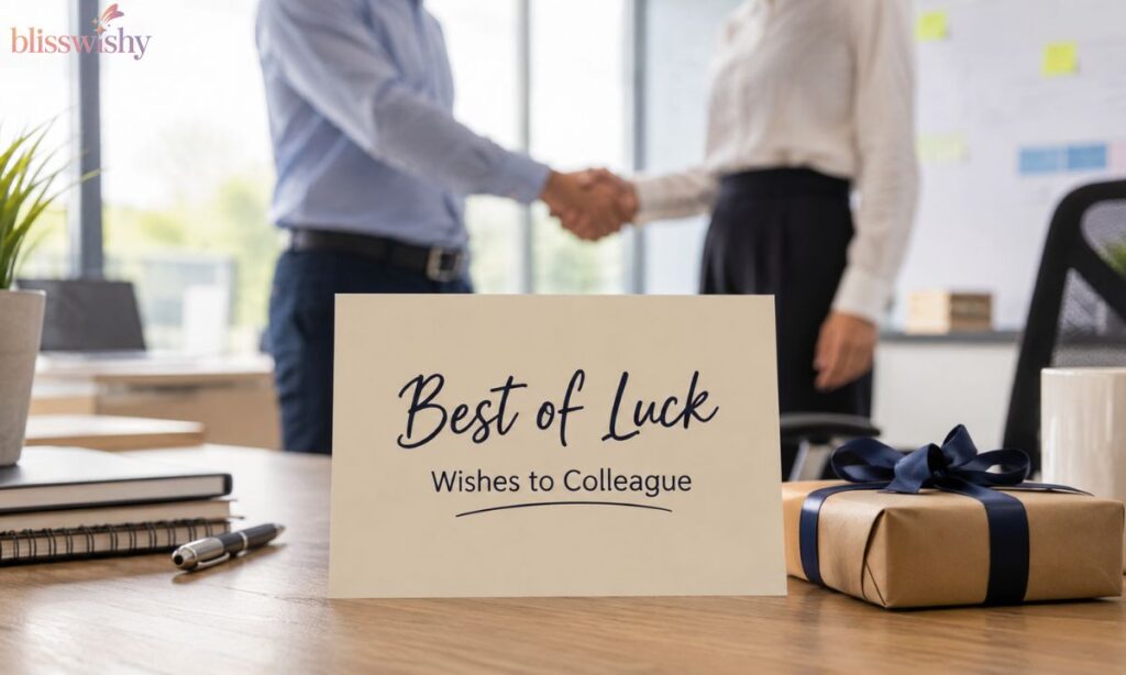 Best of Luck Wishes to Colleague
