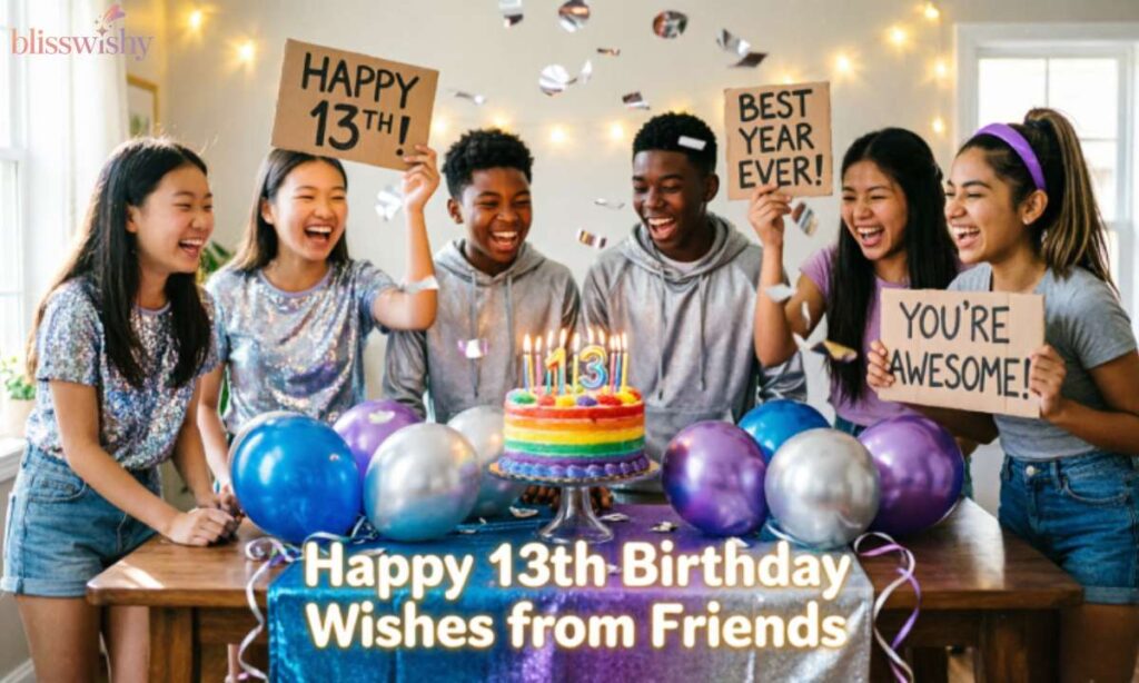 Happy 13th Birthday Wishes from Friends