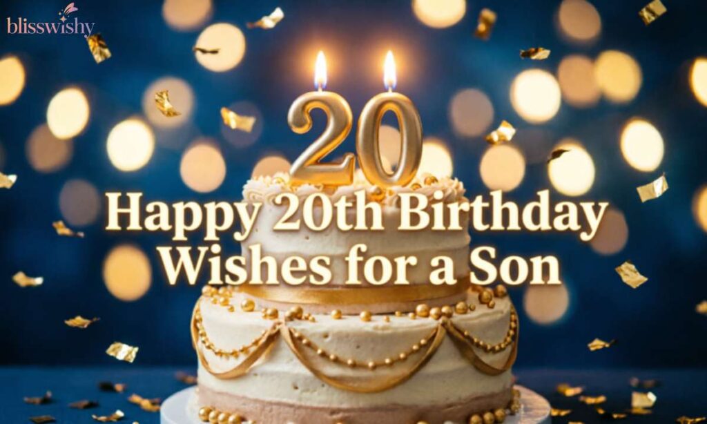 Happy 20th Birthday Wishes for a Son