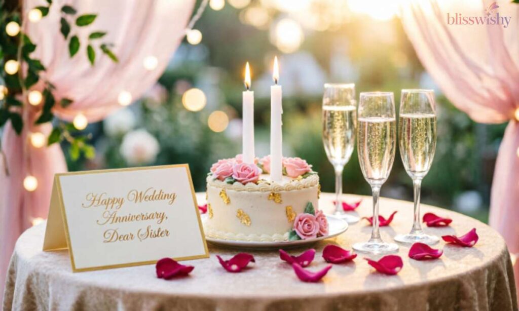 Happy wedding Anniversary sister