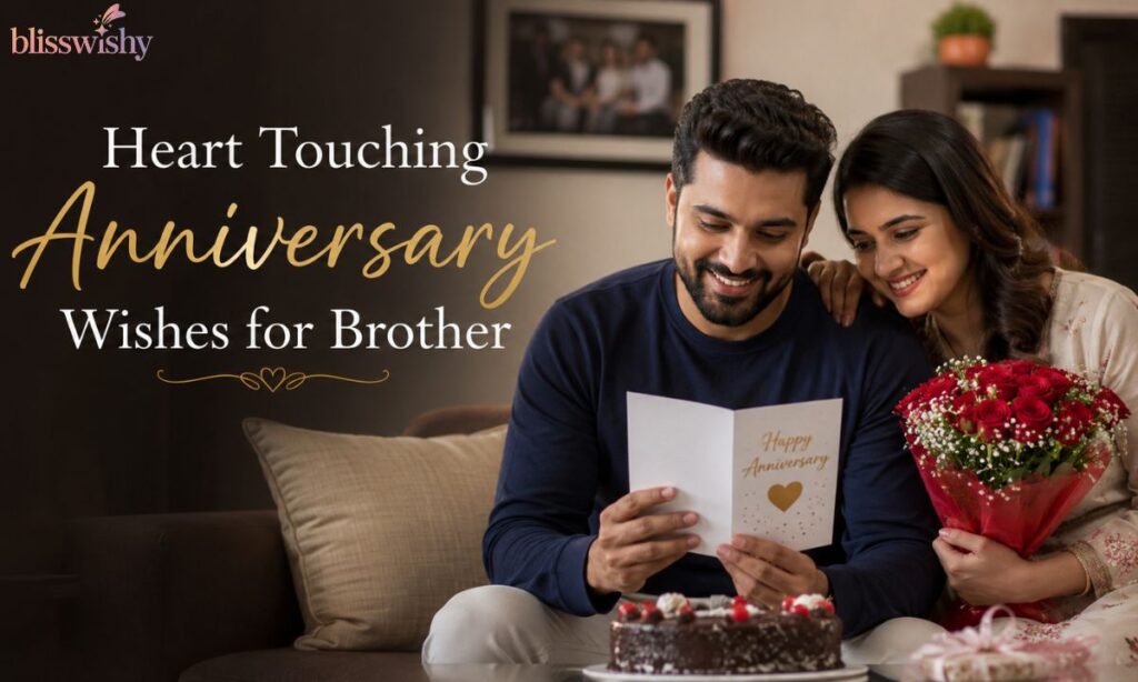 Heart Touching Anniversary Wishes for Brother