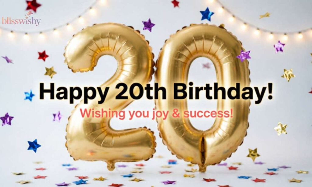 Short Happy 20th Birthday Wishes