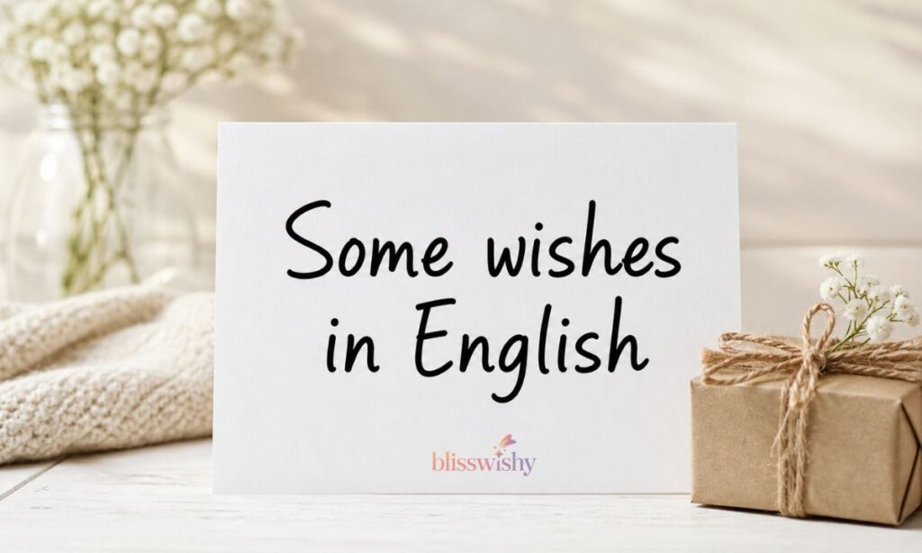 Some wishes in English