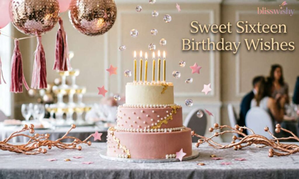 Sweet Sixteen Birthday Wishes