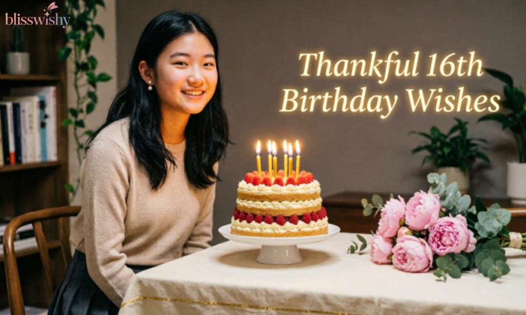 Thankful 16th birthday wishes