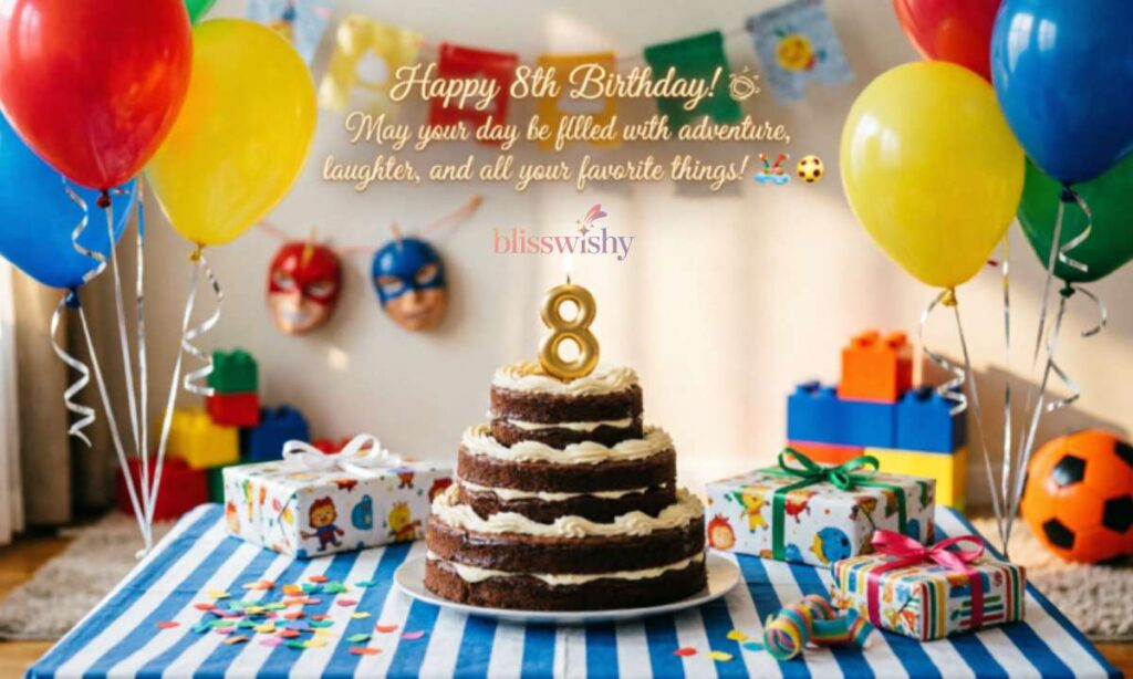Unique Birthday Wishes for 8-year old Boy