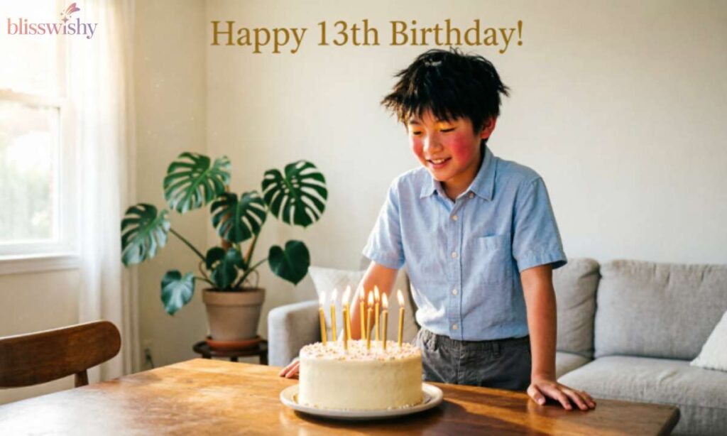 meaningful happy 13th birthday wishes for a boy