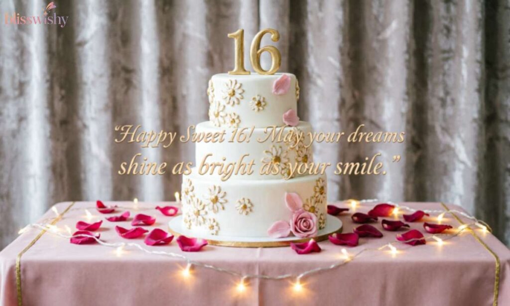sweet 16 birthday wishes for girl