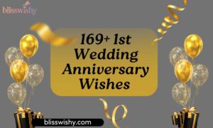 169+ 1st Wedding Anniversary Wishes for Wife in 2026
