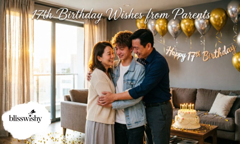 17th Birthday Wishes from Parents