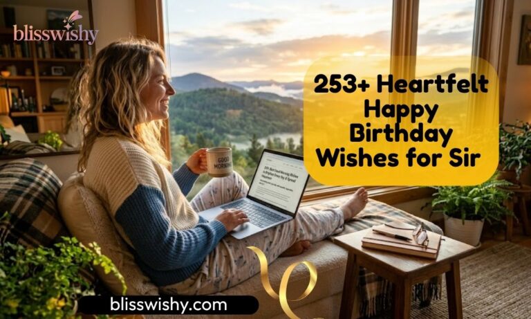 253+ Heartfelt Happy Birthday Wishes for Sir to Show Respect and Gratitude