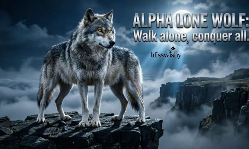 Alpha Lone Wolf Quotes
