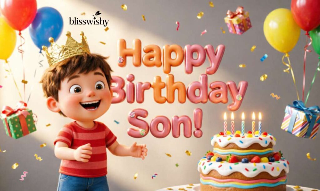 Cute Birthday Wishes for Son
