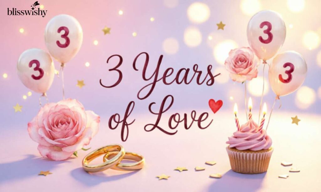 Cute and Sweet 3 Year Anniversary Messages
