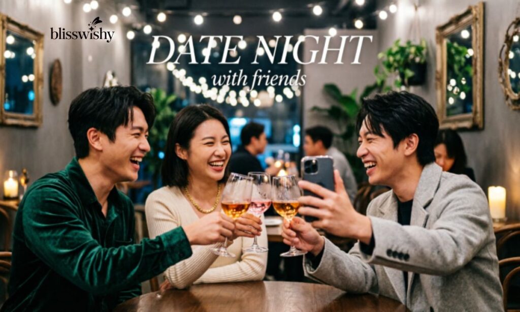 Date night captions with friends