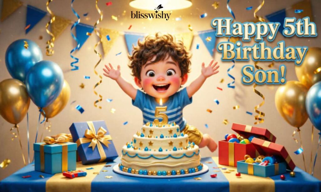 Happy 5th Birthday Wishes for a Son