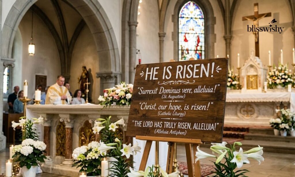 He is risen quotes catholic