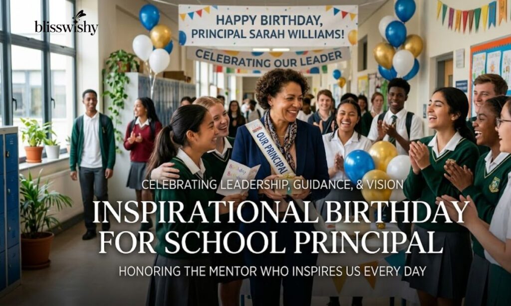 Inspirational birthday wishes for school principal