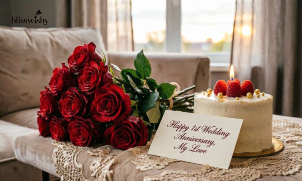 Milestone 1st Wedding Anniversary Wishes for Your Wife