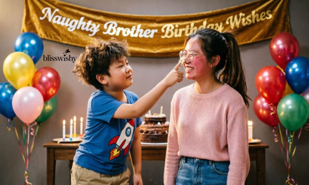 Naughty brother birthday wishes in english