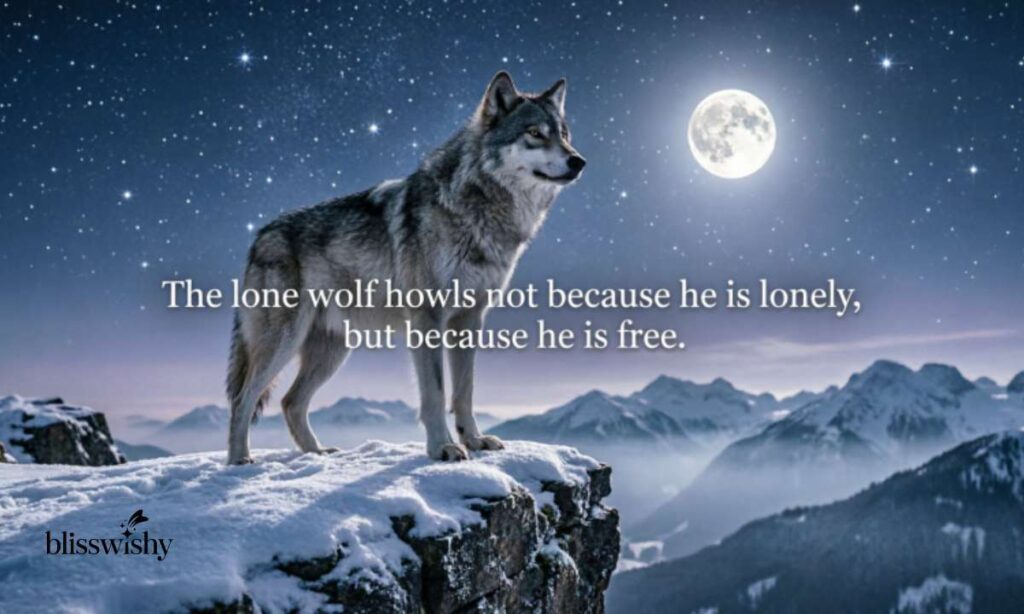 Quotes about being a Lone Wolf