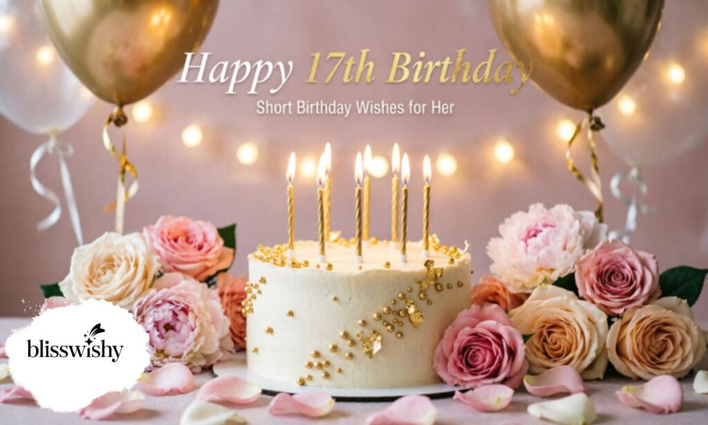 Short birthday Wishes for 17 year girl