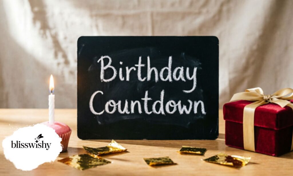 Short birthday countdown quotes and captions