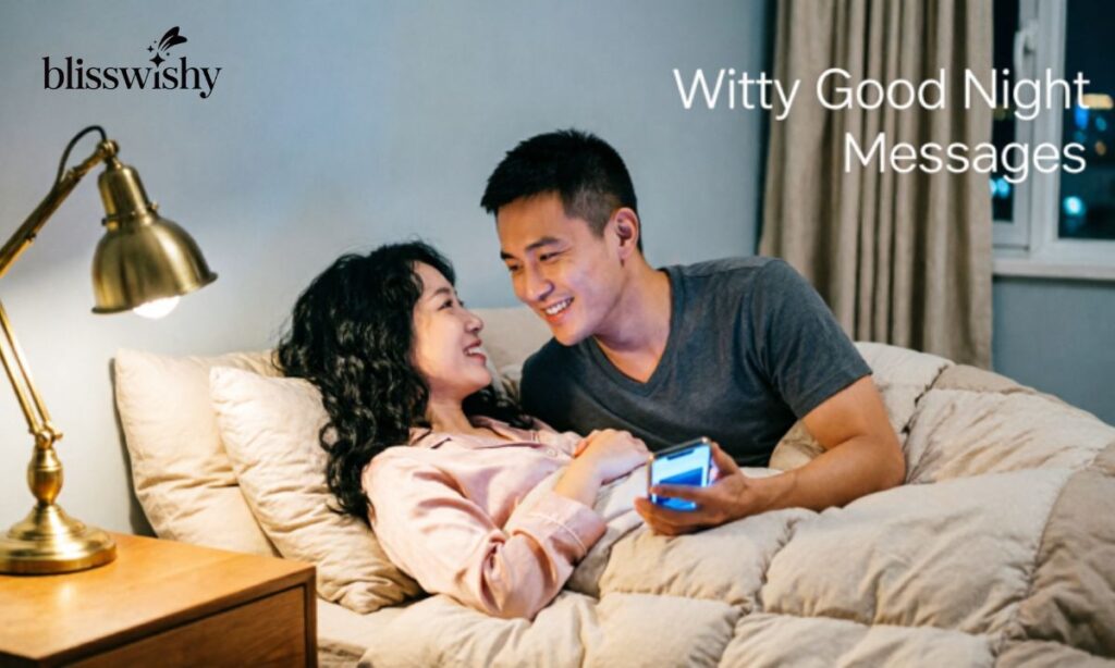 Witty Good Night Messages for Couples