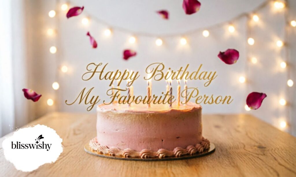 happy birthday my favourite person