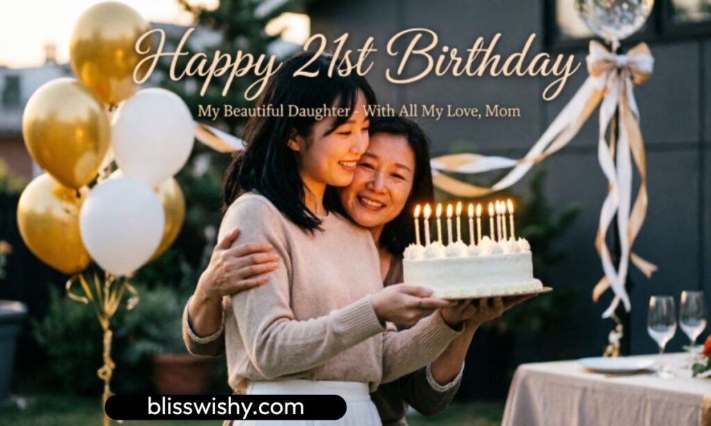 21st birthday wishes for daughter from mother