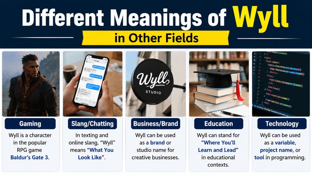 Different Meanings of Wyll in Other Fields