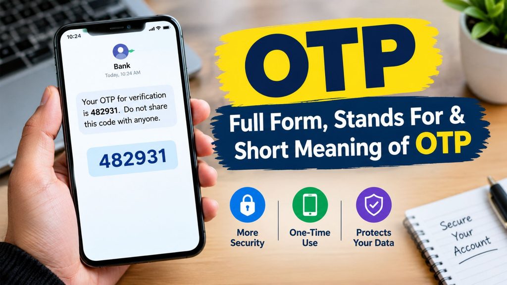 Full Form, Stands For & Short Meaning of OTP