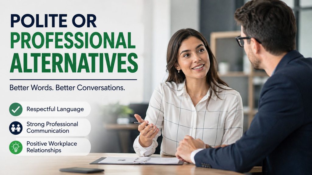 Polite or Professional Alternatives