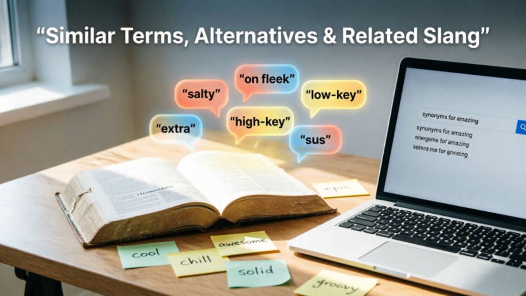Similar Terms, Alternatives & Related Slang