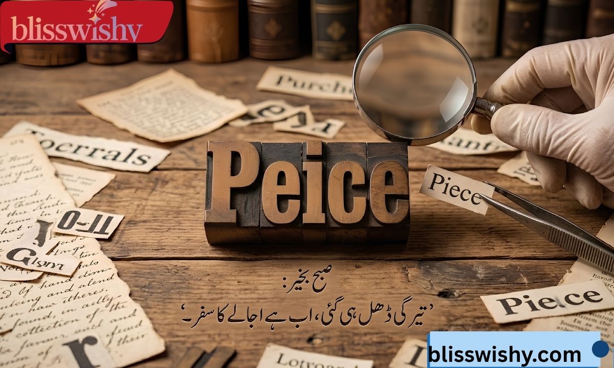 Is "Peice" Used Anywhere?