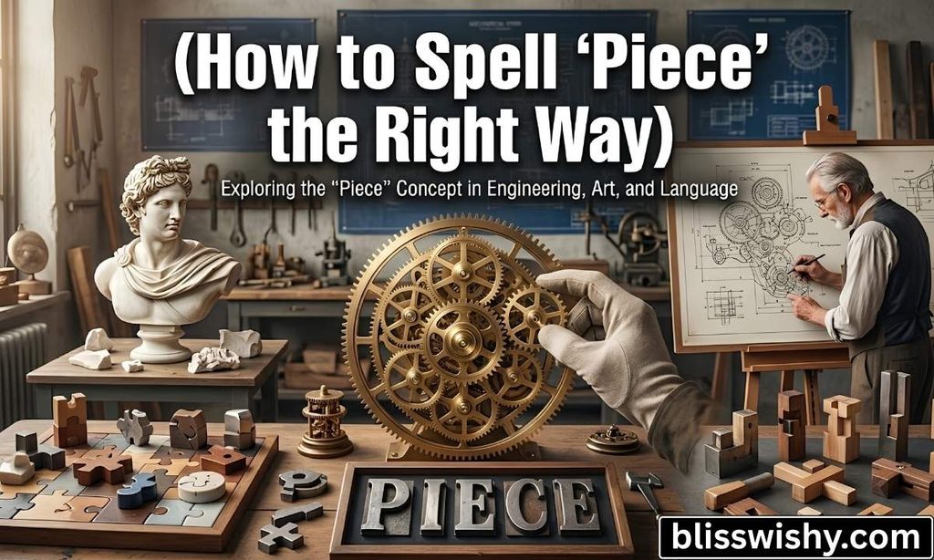 How to Spell "Piece" the Right Way
