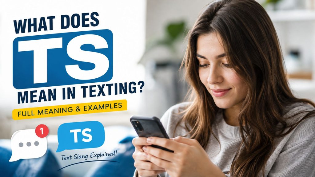 what does ts mean texting