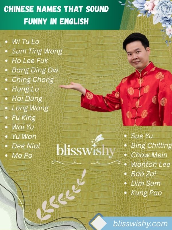 Chinese Names That Sound Funny in English