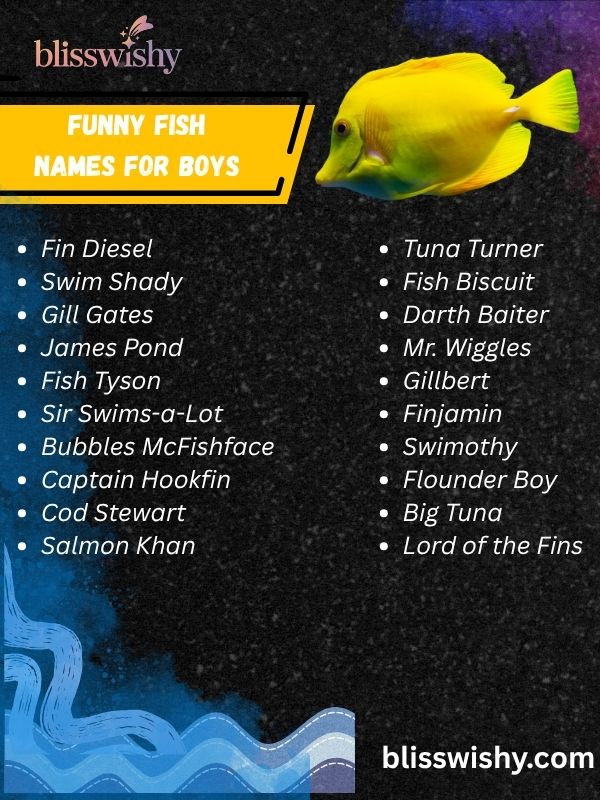 Funny Fish Names for Boys