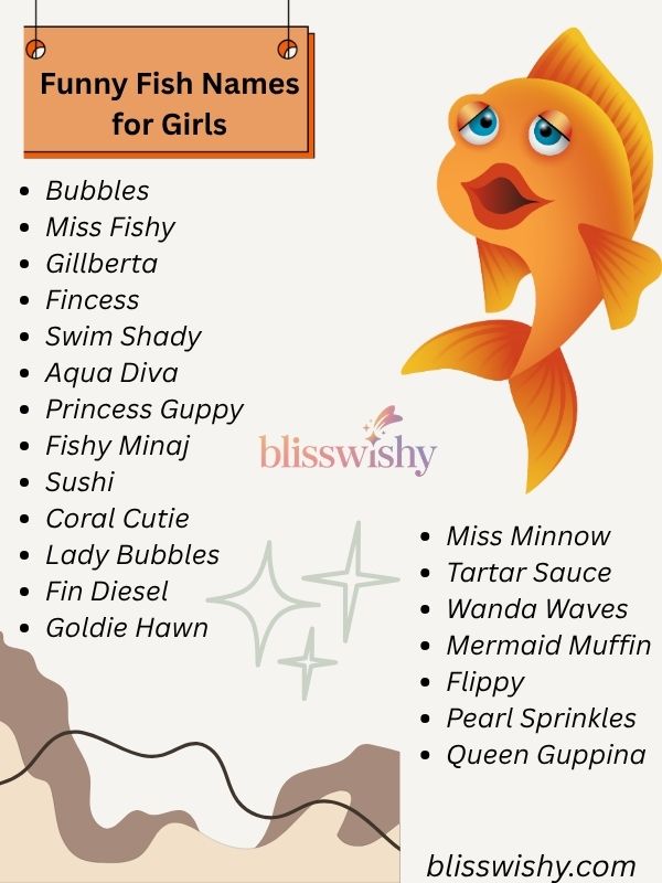 Funny Fish Names for Girls