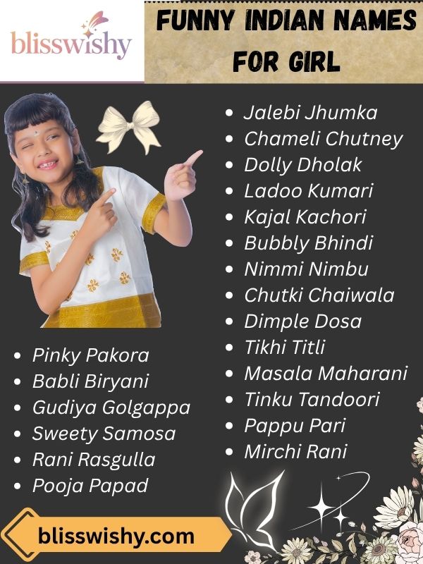Funny Indian Names for Girl