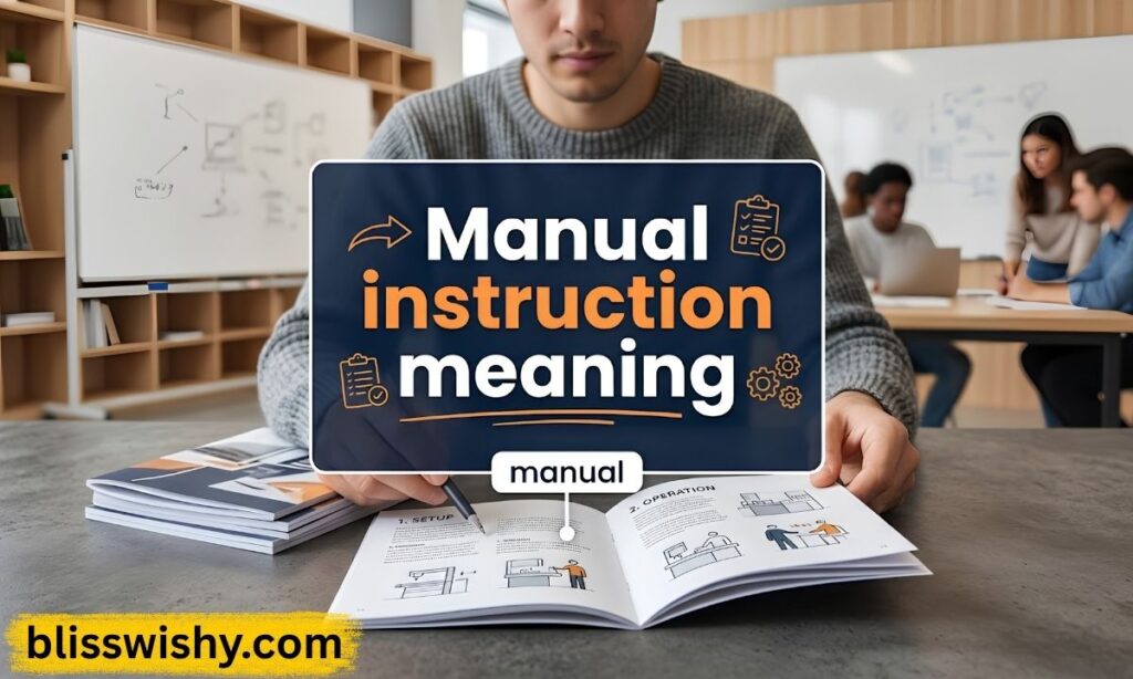 Manual instruction meaning