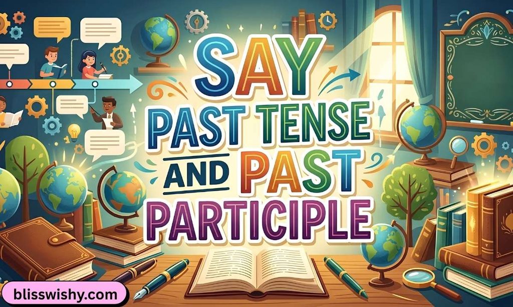 Say past tense and past participle